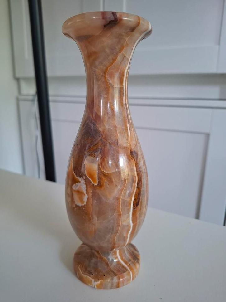 Marmeren Vaas 19 cm, Antiek en Kunst, Antiek | Vazen, Ophalen of Verzenden