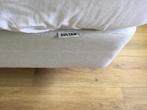 Ikea Bed 140x200 twijfelaar Sultan boxspring, Grijs, Gebruikt, 140 cm, Ophalen