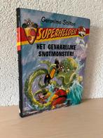 Geronimo Stilton superhelden, het gevaarlijke snotmonster, Ophalen of Verzenden, Zo goed als nieuw