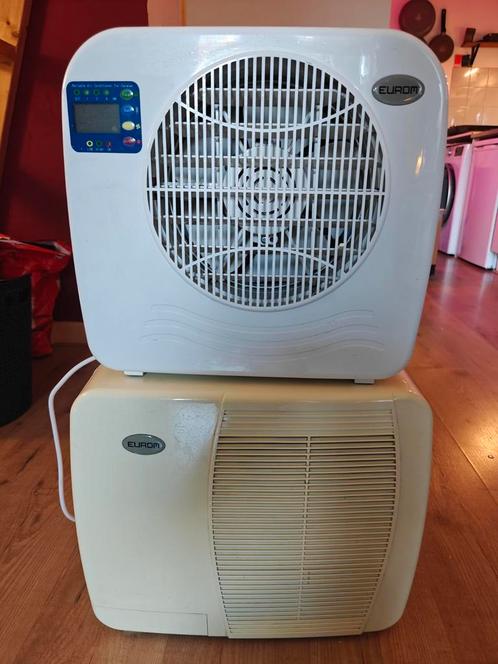 Eurom AC2401 E split caravan airco, Witgoed en Apparatuur, Airco's, Zo goed als nieuw, Minder dan 60 m³, 3 snelheden of meer, Koelen en Ontvochtigen