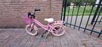 Spirit urban roze meisjes fiets met mandje 14", Fietsen en Brommers, Fietsen | Kinderfietsjes, Ophalen, Zo goed als nieuw, 16 tot 20 inch