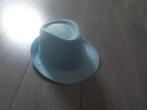 hoed gleufhoed blauw z.g.a.n., Hoed, One size fits all, Ophalen of Verzenden, Merkloos