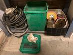 Groen container/emmer met deksel en filter,  GFT-keukenbakje, Huis en Inrichting, Woonaccessoires | Prullenbakken, Ophalen of Verzenden