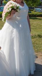 Trouwjurk maat 54/56 - Ivoorwit, Kleding | Dames, Trouwkleding en Trouwaccessoires, Ophalen of Verzenden