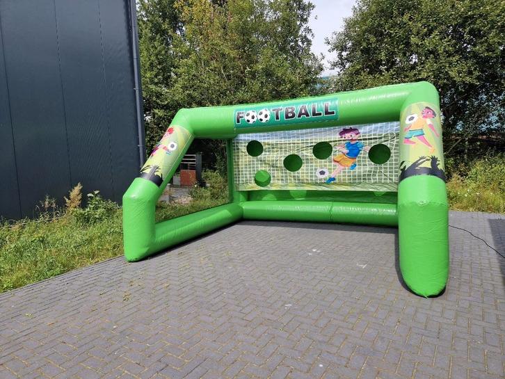 Te huur opblaasbaar voetbal doel, Hobby en Vrije tijd, Feestartikelen | Verhuur, Zo goed als nieuw, Overige, Ophalen