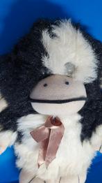 Vintage Gizmo knuffel, zwart en wit, grijze ogen. 30 cm. T1, Tweedehands verkoop, Tweedehands verkoop, Gebruikt, Overige typen