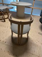 Vintage houten stoel - opnieuw gestoffeerd, Ophalen, Japandi, Gebruikt, '