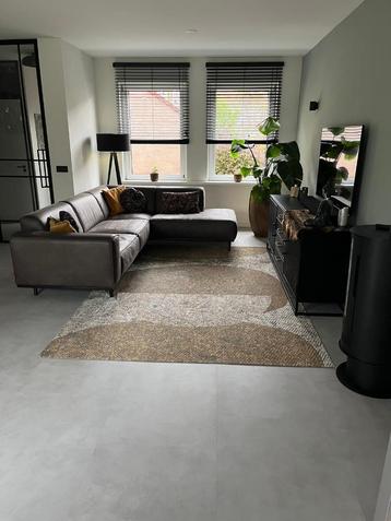 Trendy (vloer) kleed (Geel/Grijs) beschikbaar voor biedingen