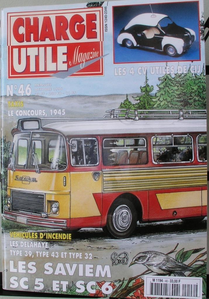 Charge Utile magazine nº 46 oktober1996, Boeken, Tijdschriften en Kranten, Zo goed als nieuw, Overige typen, Ophalen of Verzenden