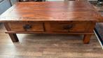 Teakhouten salontafel, Huis en Inrichting, Tafels | Salontafels, Ophalen, Gebruikt, 100 tot 150 cm, Teakhout