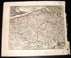 K5 Kaart Namurei 1709 Oude kaart Namur Namen België, Antiek en Kunst, Ophalen of Verzenden