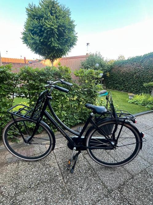 cortina 28 inch mat zwart, Fietsen en Brommers, Fietsen | Dames | Omafietsen, Zo goed als nieuw, Ophalen