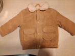 Winterjas herfst jas rib beige camel teddy gevoerd warm 74, Kinderen en Baby's, Babykleding | Maat 74, Ophalen of Verzenden, Nieuw