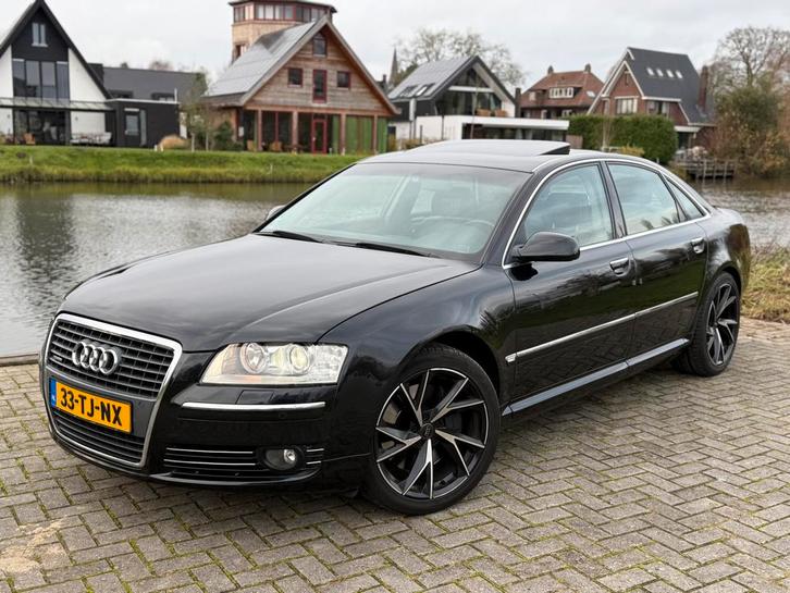 Audi A8 4.2 257KW Quattro AUT 2006 Zwart, Auto's, Audi, Particulier, A8, Benzine, D, Sedan, Automaat, Origineel Nederlands, Zwart