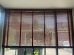 Mooie houten jaloezieën oak 5012 met terra cotta ladderband, Huis en Inrichting, Stoffering | Gordijnen en Lamellen, Ophalen, Overige kleuren