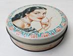 Sfeervol jaren '50 blik met mooie dame, Verzamelen, Blikken, Ophalen of Verzenden, Gebruikt, Overige
