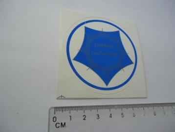 sticker oud Postale recherche politie retro vintage logo - beschikbaar voor biedingen