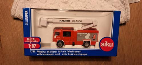 SIKU Super 1749 Brandweer Magirus Multistar - Nieuw in Doos, Hobby en Vrije tijd, Modelauto's | 1:87, Nieuw, Bus of Vrachtwagen