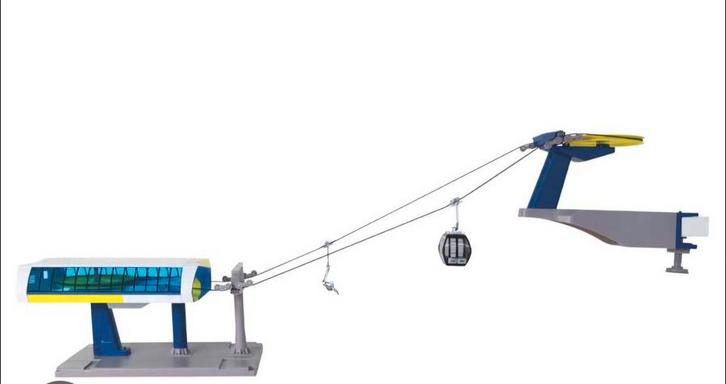 Lemax Skilift voor Kerstdorp, in Doos, Hobby en Vrije tijd, Modelbouw | Auto's en Voertuigen, Nieuw, Overige typen, Groter dan 1:32