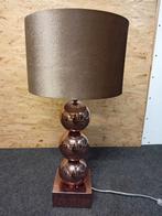 Moderne koperkleurige tafellamp, Ophalen, Zo goed als nieuw, Metaal, Modern