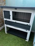 Konijnenhok Ferplast Grand Lodge, Dieren en Toebehoren, Ophalen, Zo goed als nieuw, 90 cm of meer, Hok