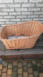 Rieten honden fietsmand, Ophalen of Verzenden, Zo goed als nieuw, Fietsmand, Basil