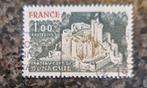 Frankrijk 1976 Burcht van Bonaguil gestempeld michel 1976, Postzegels en Munten, Ophalen of Verzenden, Gestempeld