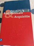 F. Kwakman - Professionals & Acquisitie, Ophalen of Verzenden, F. Kwakman, Management, Zo goed als nieuw