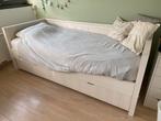 Bed met bedlade, Huis en Inrichting, Slaapkamer | Bedden, Gebruikt, 90 cm, Tweepersoons, Ophalen of Verzenden