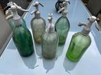 6 Oude Spuitwater Flessen, Antiek en Kunst, Ophalen