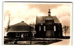 Harkstede, Herv. Kerk. Fotokaart, Verzamelen, Ansichtkaarten | Nederland, Verzenden, 1940 tot 1960, Gelopen, Groningen
