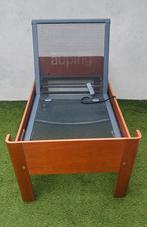Auping Auronde Bed 90x200cm 48cm hoog Elektrisch Verstelbaar, Eenpersoons, ., Wit, Dekbedovertrek