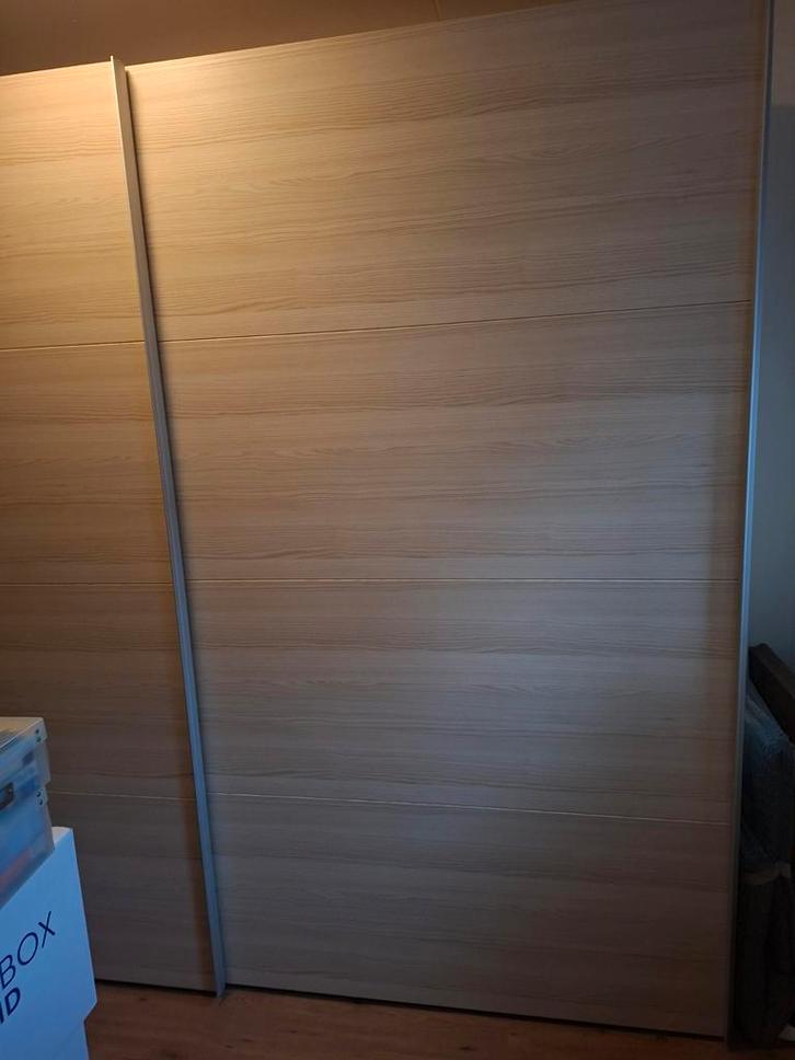 Ruime schuifdeurkast, Huis en Inrichting, Kasten | Kledingkasten, Gebruikt, 200 cm of meer, 200 cm of meer, Ophalen