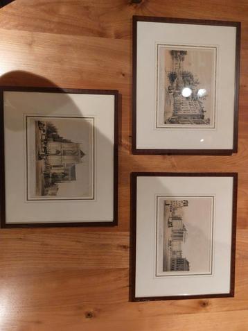 3 Litho's Willem Hekking Jr. Amsterdamse Gezichten beschikbaar voor biedingen