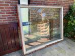 Raamkozijn gratis af te halen, met dubbel glas., Ophalen, Zo goed als nieuw, Hout, Raamkozijn