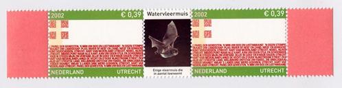 Watervleermuis - 2002 - postzegels Utrecht vleermuizen, Verzamelen, Dierenverzamelingen, Nieuw, Overige typen, Overige soorten
