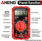 Multimeter universeel | ANENG SZ308 | Hoge nauwkeurigheid, Ophalen of Verzenden, Nieuw, Multimeter