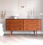 🤎 Vintage dressoir kast Deens teak jaren ‘60 ladekast, Huis en Inrichting, Ophalen, 100 tot 150 cm, Teakhout, Zo goed als nieuw