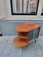 Vintage jaren 50 barkastje met spiegelvak, Huis en Inrichting, Ophalen, Minder dan 50 cm, Glas, Vintage