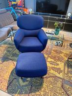 Pode/ Leolux Cabut fauteuil + Pouf, Huis en Inrichting, Fauteuils, Metaal, 75 tot 100 cm, Ophalen of Verzenden, Zo goed als nieuw