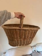 Middelgrote rieten mand, Gebruikt, Mand, Rond, Ophalen of Verzenden
