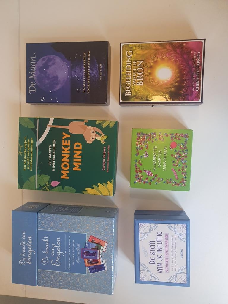 Kaartendeks, engelenkaarten, tarotkaarten coachingskaarten, Ophalen of Verzenden, Zo goed als nieuw, Spiritualiteit algemeen, Overige typen