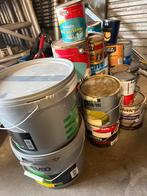 Partij verf/lak GRATIS, Doe-het-zelf en Verbouw, Verf, Beits en Lak, Ophalen, Gebruikt, Wit, Verf