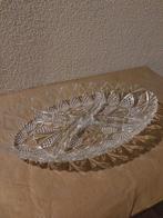 Vintage glazen hapjesschaal met 4 vakken, Ophalen of Verzenden