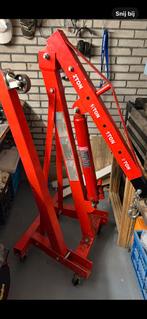 Motortakel 1,5 ton - Krachtige motorlift, Ophalen, Gebruikt, Hydraulisch, Garagekrik