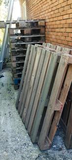 Ca. 18 pallets gratis, Doe-het-zelf en Verbouw, Hout en Planken, Ophalen, Zo goed als nieuw, 50 mm of meer, Minder dan 200 cm