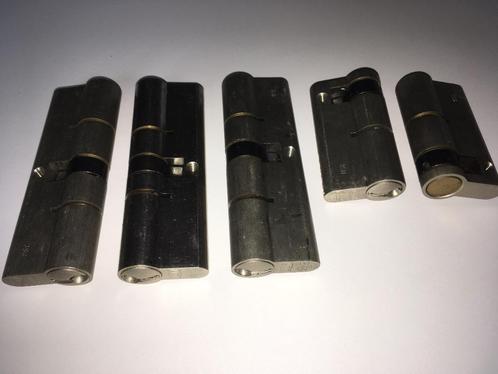 5 stuks DOM cilindersloten SKG 2, Doe-het-zelf en Verbouw, Hang- en Sluitwerk, Nieuw, Slot, Rvs, Ophalen of Verzenden