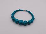 Armband turquoise kralen, Overige materialen, ., Ophalen of Verzenden, Zo goed als nieuw