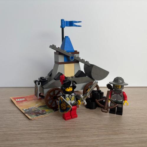 Vintage Lego 4816 Knight's Catapult, Kinderen en Baby's, Speelgoed | Duplo en Lego, Gebruikt, Lego, Complete set, Ophalen of Verzenden