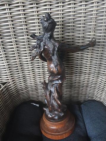 Antieke bronzen Art Nouveau beeld - Aristide Moreau beschikbaar voor biedingen